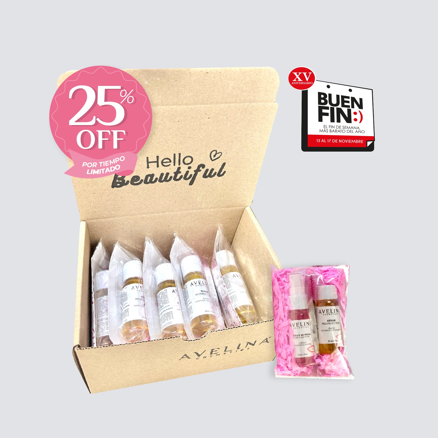 Mini Kit para regalar 5 piezas BUEN FIN