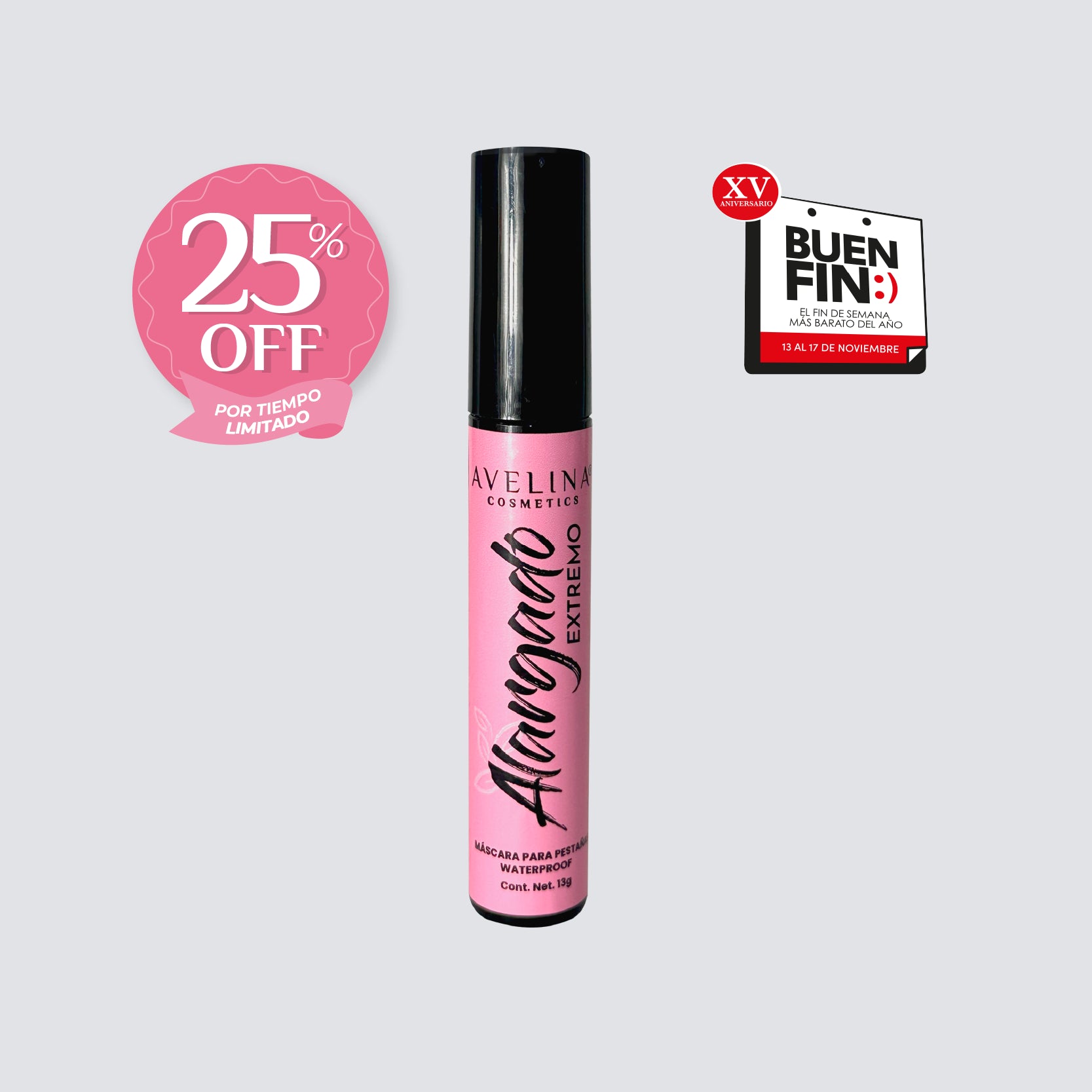 Máscara para Pestañas Alargado Extremo BUEN FIN