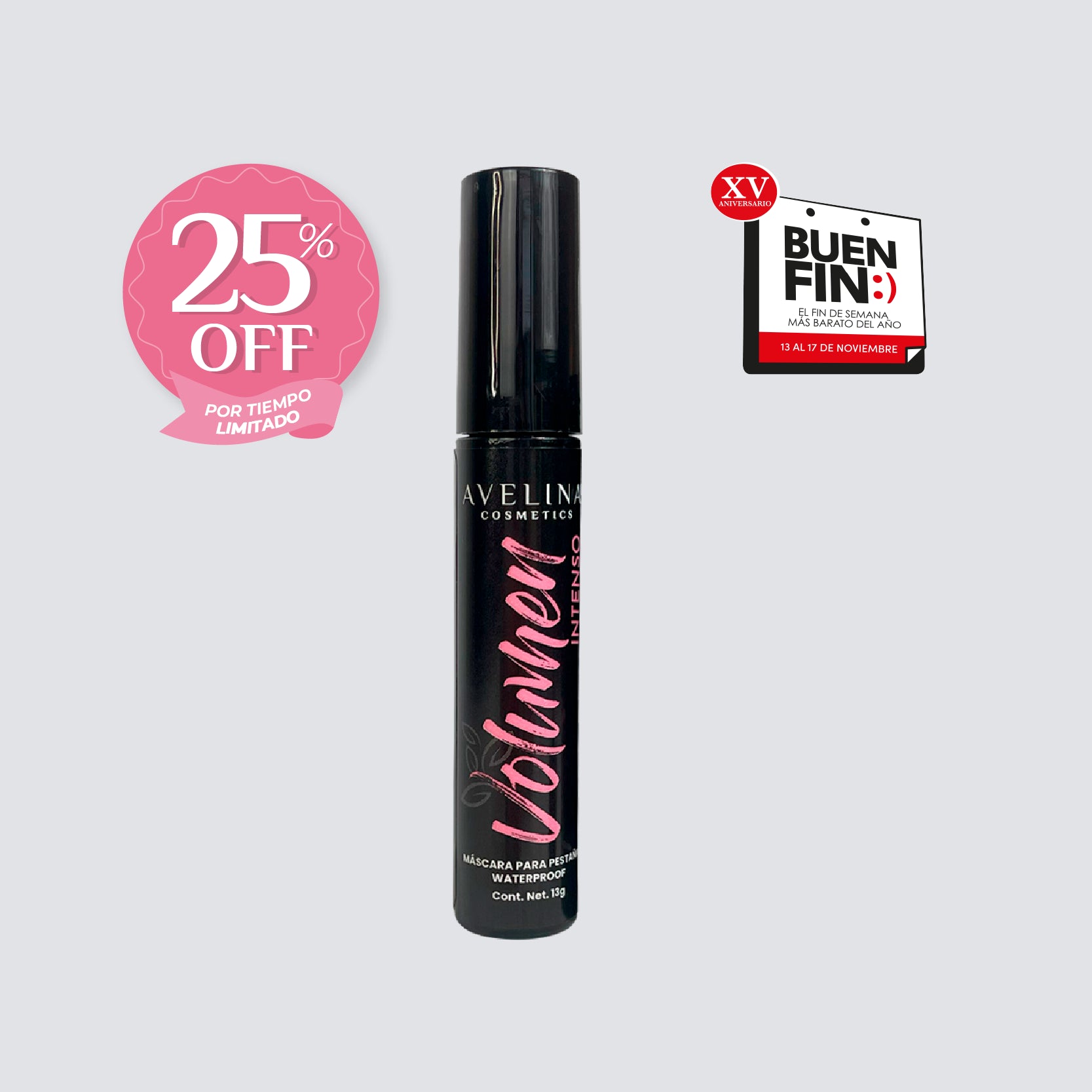 Máscara para Pestañas Volumen Intenso BUEN FIN