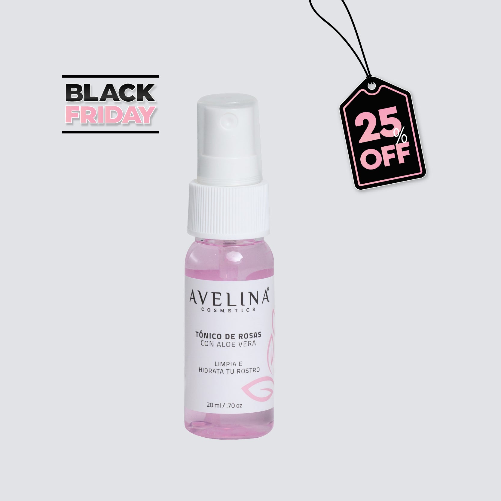 Tónico de Rosas 20 ml BLACK FRIDAY