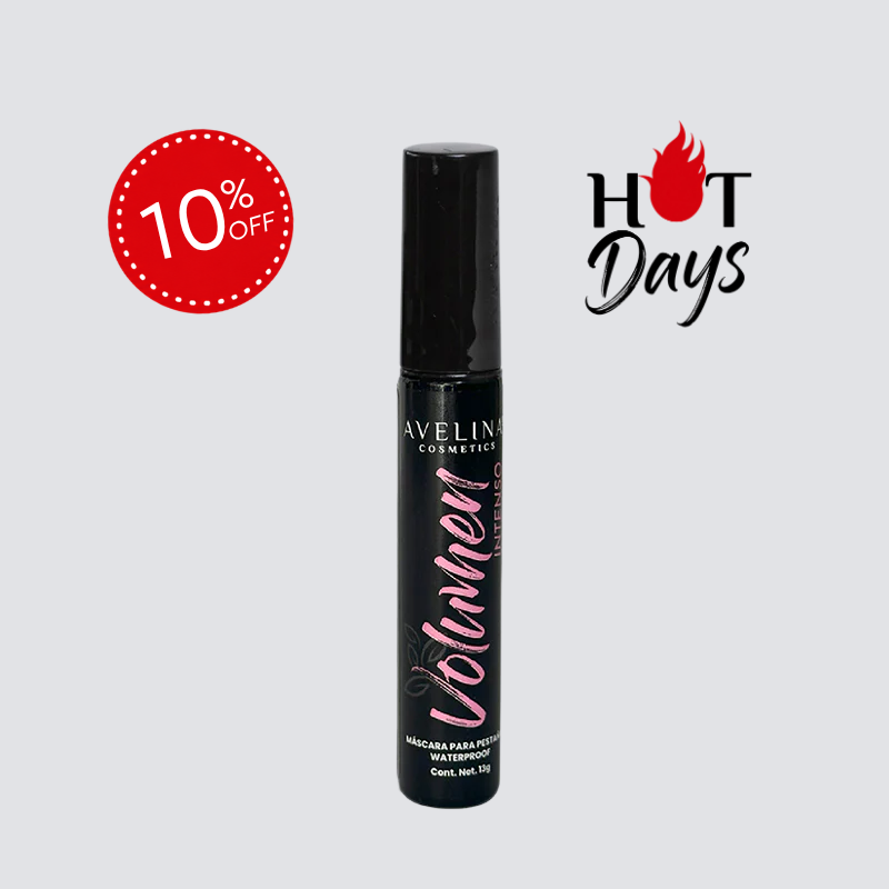 Máscara para Pestañas Volumen Intenso HOT DAYS