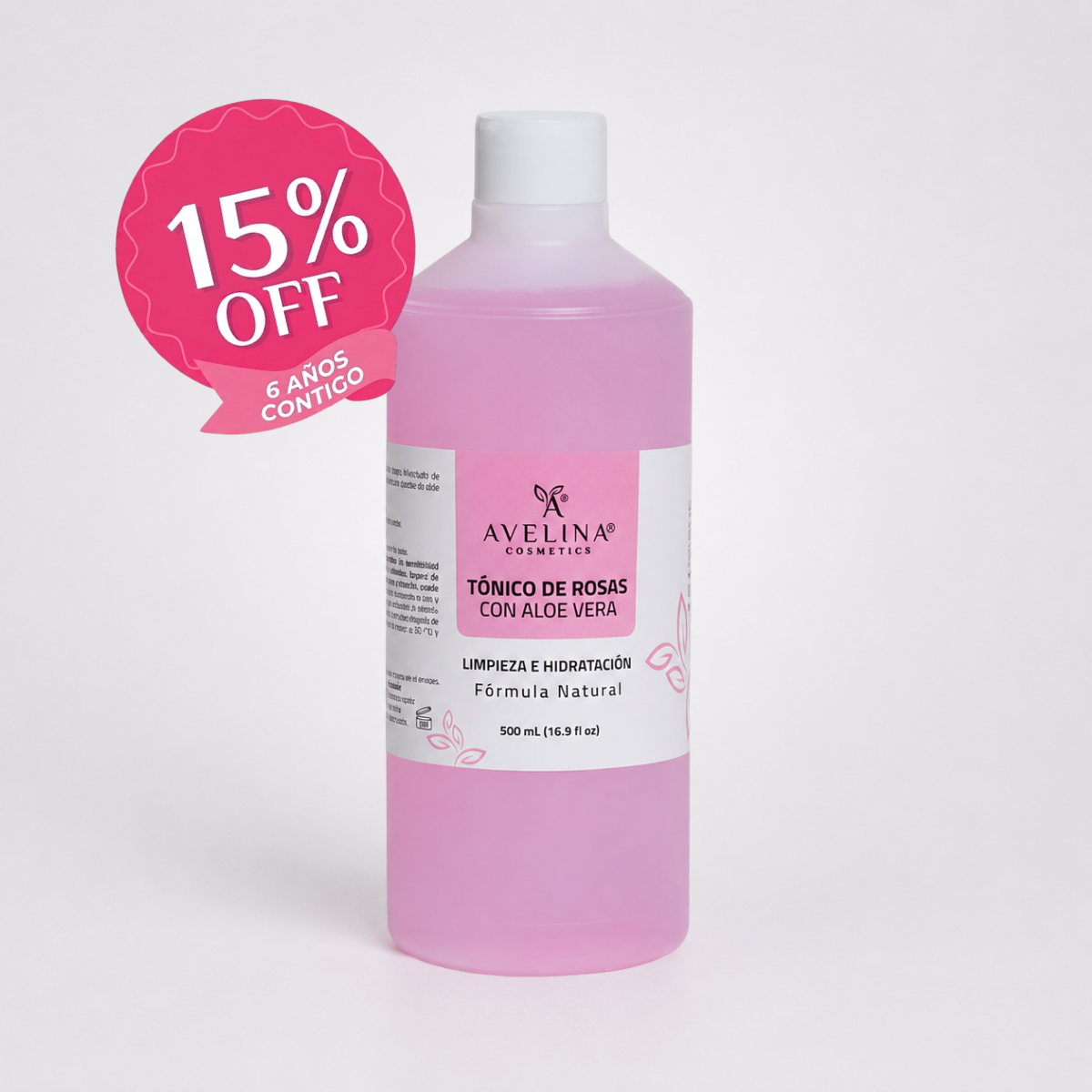 Tónico de Rosas 500 ml ANIVERSARIO