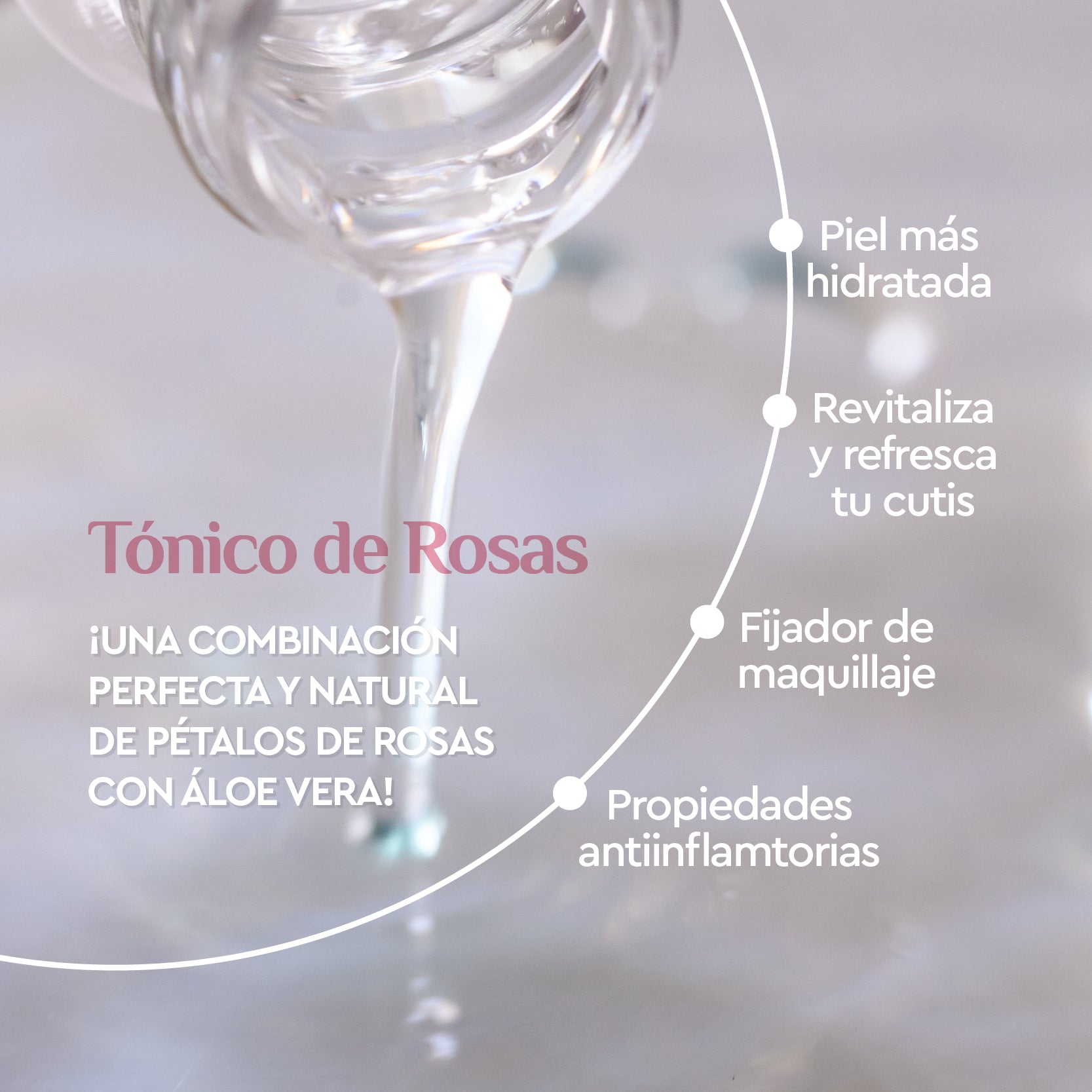 Tónico de Rosas 120 ml BUEN FIN