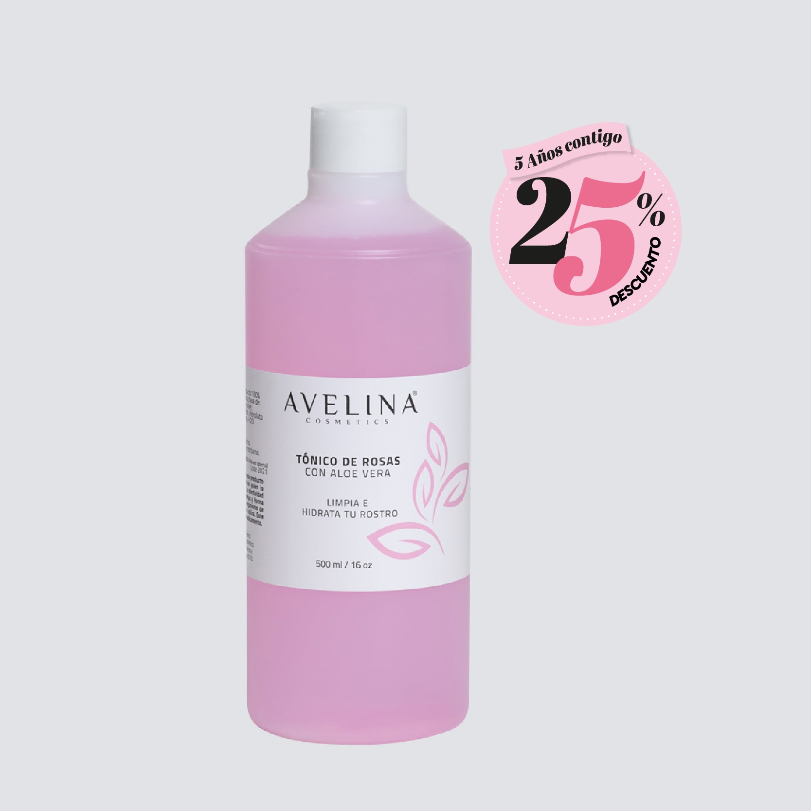 Tónico de Rosas 500 ml ANIVERSARIO