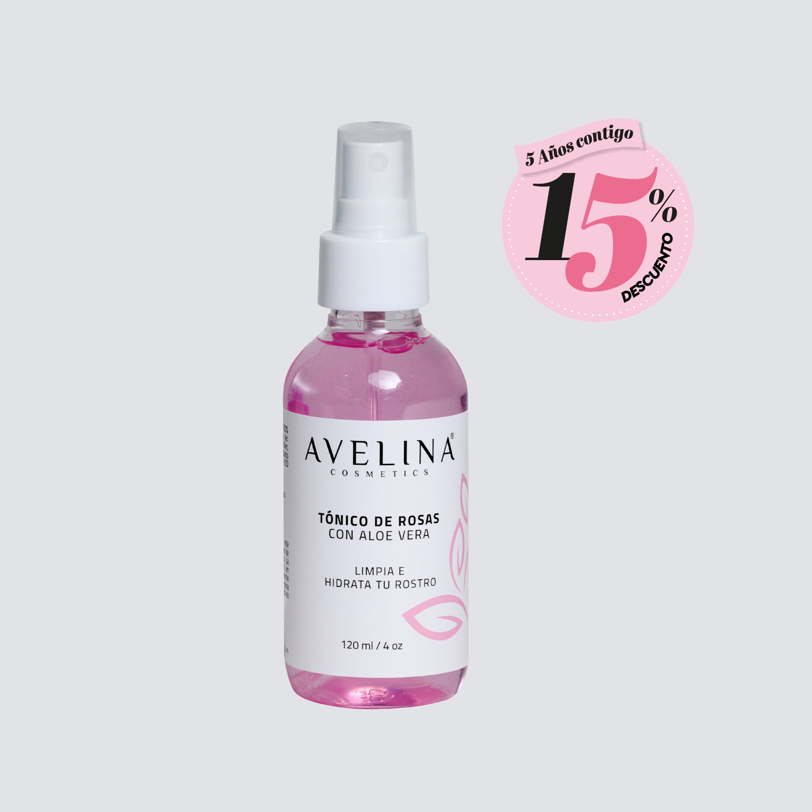 Tónico de Rosas 120 ml ANIVERSARIO