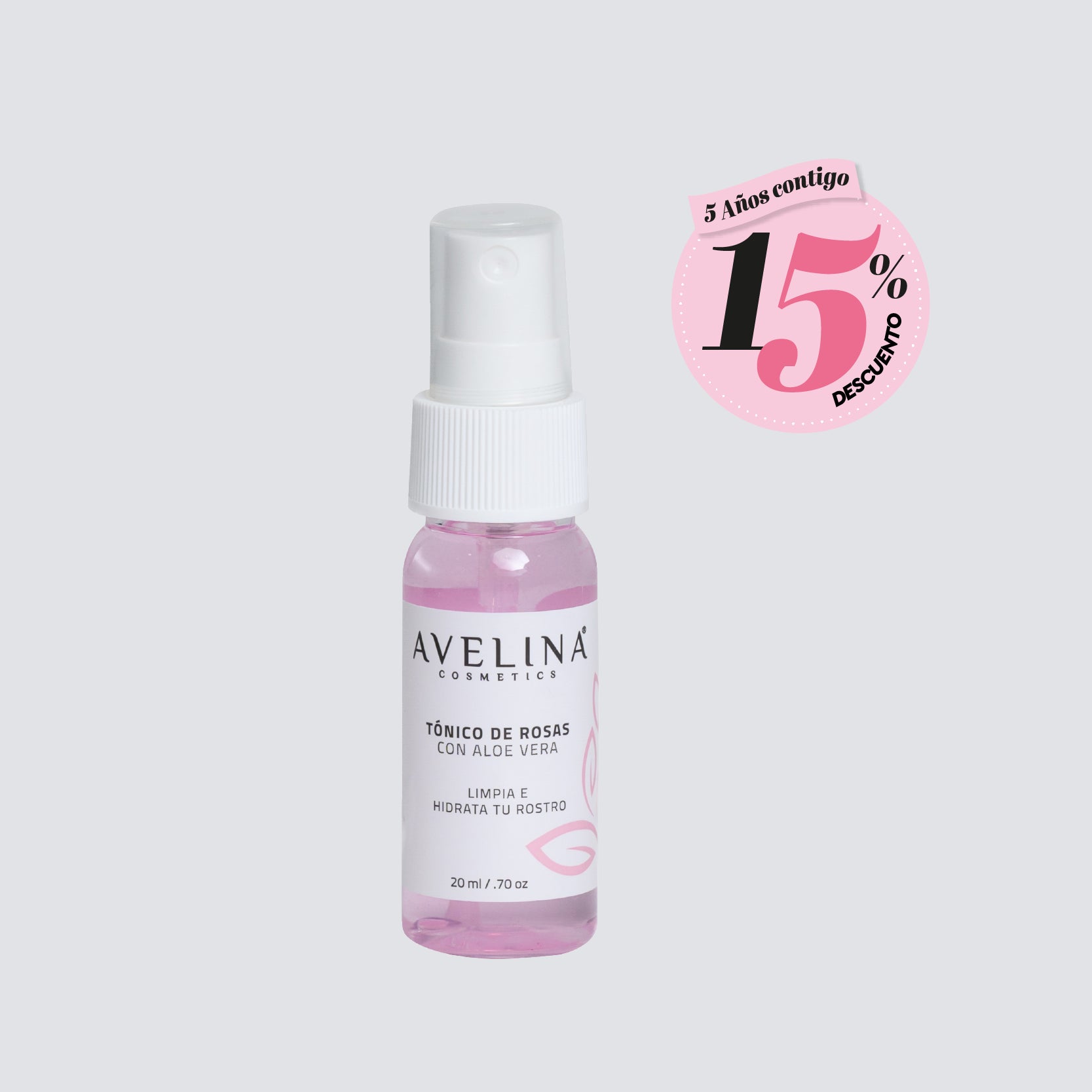 Tónico de Rosas 20 ml ANIVERSARIO